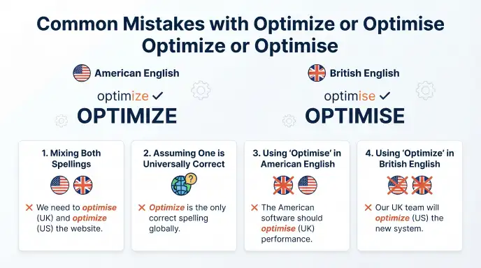 Common Mistakes with Optimize or Optimise