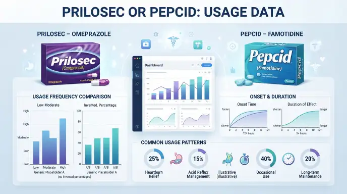 Prilosec or Pepcid: Usage Data
